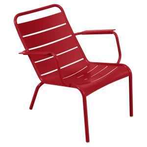 Fermob - Luxembourg Fauteuil profond, rouge coquelicot