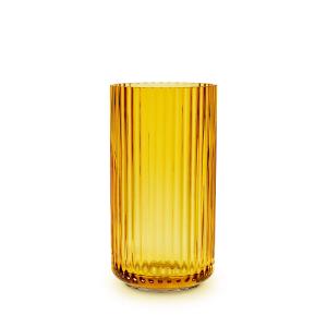 Lyngby Porcelæn - Vase en verre H 15,5 cm, amber