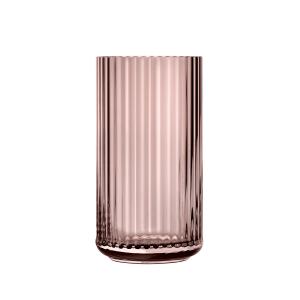Lyngby Porcelæn - Vase en verre H 20 cm, burgundy