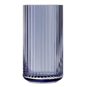 Lyngby Porcelæn - Vase en verre H 38 cm, midnight blue