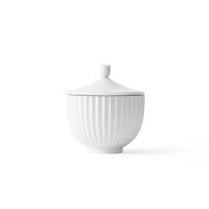 Lyngby Porcelæn - Bonbonnière, porcelaine, blanc, ø 10 cm