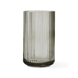 Lyngby Porcelæn - Vase en verre H 25 cm, smoke