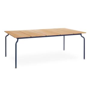 Magis - South Table de jardin, 200 x 120 cm, teck / bleu nu…