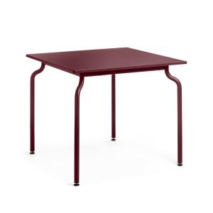 MAGIS - South Table de jardin, 90 x 90 cm, bordeaux