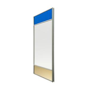 Magis - Miroir mural vitrail, 50 x 70 cm, cadre gris clair…