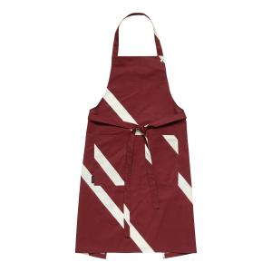 Marimekko - Basso tablier, bourgogne / crème