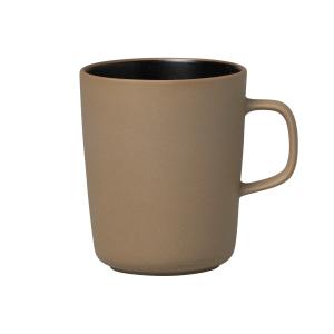 Marimekko - Oiva Tasse avec poignée 250 ml, terra / noir