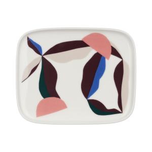 Marimekko - Oiva Berry Plateau de service, 15 x 12 cm, blan…