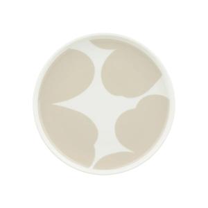 Marimekko - Oiva Iso Unikko Assiette, Ø 20 cm, blanc / stra…