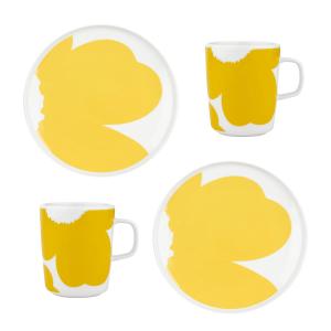 Marimekko - Oiva Iso Unikko Assiette & Gobelet, Ø 25 cm & 2…