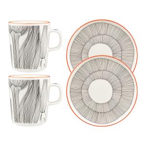 Marimekko - Oiva Kukat Puhkeavat Set de petit déjeuner, bla…