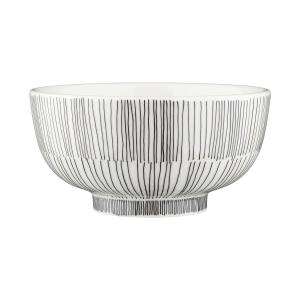 Marimekko - Oiva Kukat Puhkeavat bol, blanc / noir