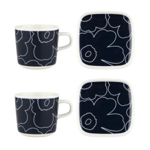 Marimekko - Oiva Piirto Unikko Gobelet avec anse & Assiette…