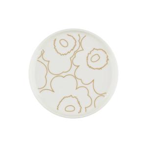 Marimekko - Oiva Piirto Unikko Assiette, Ø 13,5 cm, blanc /…