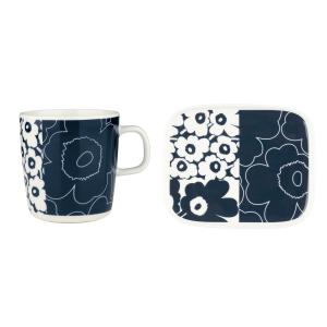 Marimekko - Oiva Unikko Kollaasi Gobelet avec anse & Assiet…