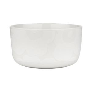 Marimekko - Oiva Unikko Bol, 500 ml, blanc / blanc cassé