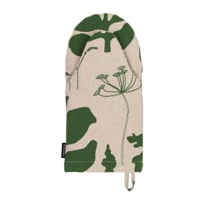 Marimekko - Pienet Elokuun Varjot Gant de four, vert / lin
