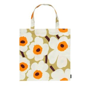 Marimekko - Pieni Unikko Sac à provisions, blanc / crème /…