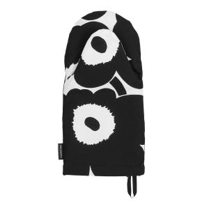 Marimekko - Pieni Unikko Gant de four, noir / blanc