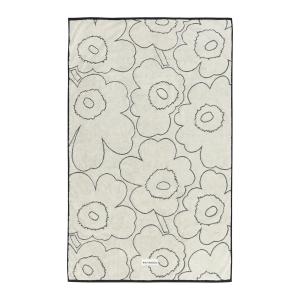 Marimekko - Piirto Unikko drap de bain, 100 x 160 cm, ivoir…