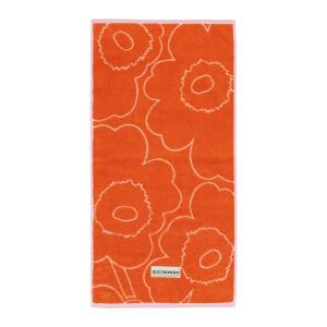 Marimekko - Serviette Piirto Unikko, 50 x 100 cm, orange br…