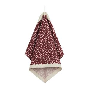 Marimekko - Pikkuinen Unikko Torchon, lin / bourgogne