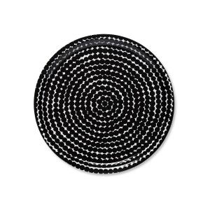 Marimekko - Plateau räsymatto rond ø 31 cm, noir / blanc