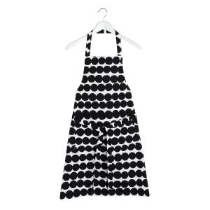Marimekko - Räsymatto Tablier, blanc / noir