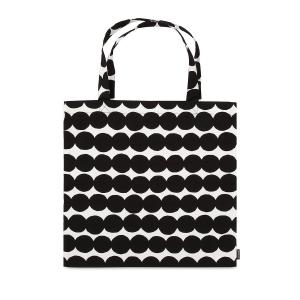 Marimekko - Räsymatto sac shopping, noir / blanc
