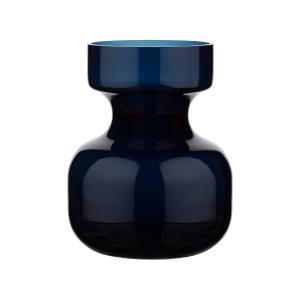 Marimekko - Säkki Vase, Ø 13,2 cm, bleu nuit