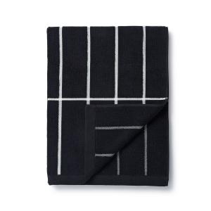 Marimekko - Tiiliskivi Drap de bain 75 x 150 cm, noir / bla…