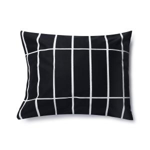 Marimekko - Tiiliskivi Taie d'oreiller 50 x 60 cm, noir / b…