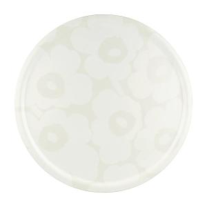 Marimekko - Unikko Plateau de service, Ø 65 cm, blanc