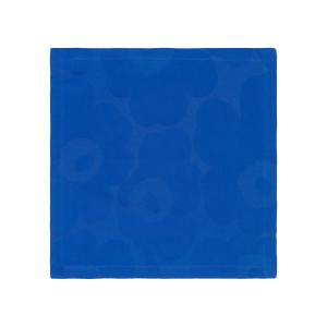 Marimekko - Unikko Serviette de table, 40 x 40 cm, bleu fon…