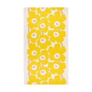Marimekko - Unikko Nappe, 140 x 250 cm, cotton / yellow / p…