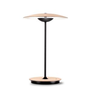 marset - Ginger LED Lampe de table à accu 20 M, chêne / bla…