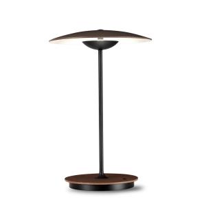 marset - Ginger LED Lampe de table à accu 20 M, wengé / bla…