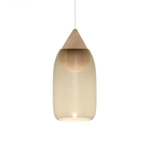 Mater - Liuku lampe suspendue Drop, aulne / smoked