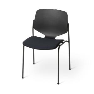 Mater - Nova Sea Chaise avec coussin d'assise, noir