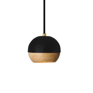 Mater - Suspension lumineuse Ray Ø 11,9 cm, noir