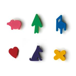 Magis - Set d'aimants pour tableau magnétique Memo (lot de…
