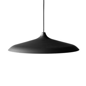 Audo - Circular LED Lampe suspendue, aluminium noir