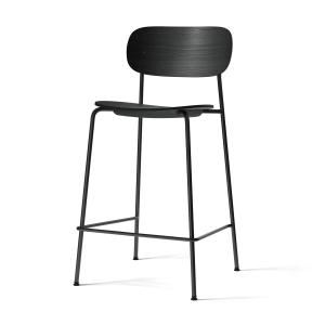 Audo - Co Counter Chair, H 94,5 cm, structure en acier noir…