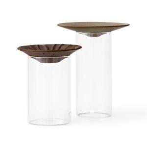 Audo - Cresco Propagation Vase, marron / beige (lot de 2)