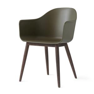 Audo - Harbour Chair (bois), chêne foncé / olive