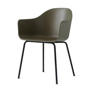 Audo - Harbour Chair (acier), noir / olive