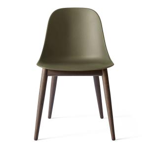 Audo - Harbour Dining Side Chair, chêne teinté foncé / oliv…