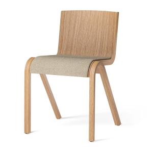 Audo - Ready Dining Chair, assise rembourrée, chêne naturel…