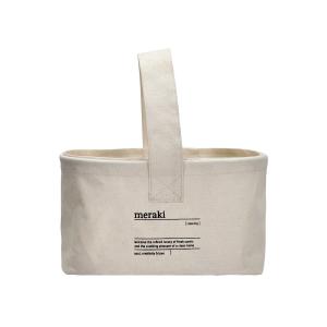 Meraki - Clean Panier, 25 x 16,5 cm, blanc