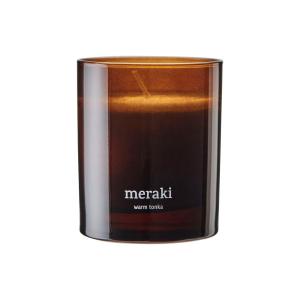 Meraki - Bougie parfumée, Ø 8 cm, Warm tonka